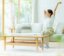 掃除の回数が減り自分の時間を過ごしている様子